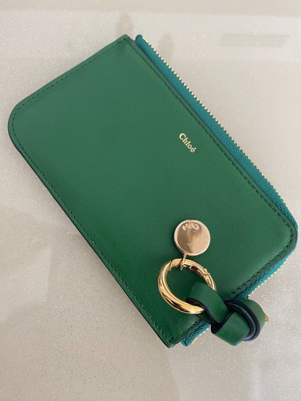 Chloe zip alphabet wallet (brand new)